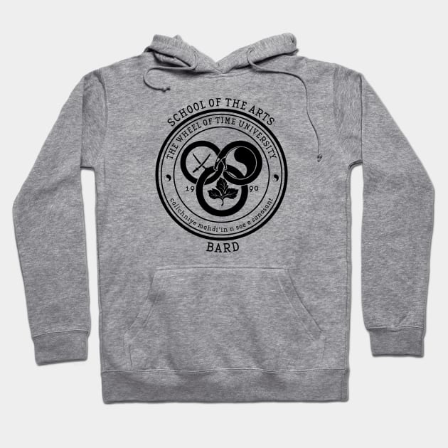 The Wheel of Time University - School of the Arts (Bard) Hoodie by Ta'veren Tavern
